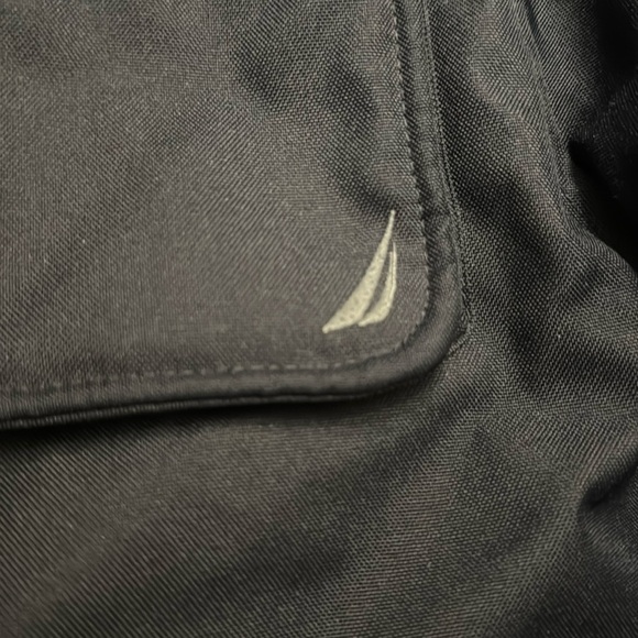 🟣 NAVY BLUE HOODED NAUTICA UTILITY COAT SIZE MEDIUM 10/12 BOYS - Picture 5 of 10